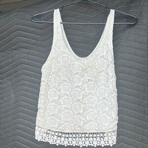 Forever 21 White Tank Top